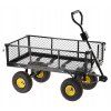 Dvoufunkční zahradní vozík černý