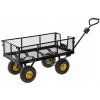 Dvoufunkční zahradní vozík černý