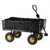 Dvoufunkční zahradní vozík černý