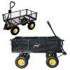 Dvoufunkční zahradní vozík černý