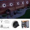 Sada 2 solárních lamp - Nástěnné světlo 10 x 10 x 2,5 cm LED studená bílá