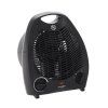 Elektrický topný ventilátor s bezpečnostním vypínačem černý 2000 W