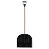 PLASTOVÁ LOPATA NA SNÍH ČERNÁ 45CM LOPATA + NÁSADA + RUKOJEŤ