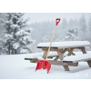 PLASTOVÁ LOPATA NA SNÍH BAREVNÁ 45CM LOPATA + TYČ + RUKOJEŤ
