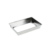 Plech strukturovaný 36x24,5x6 cm s vyjímatelným dnem *1265