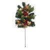 Vánoční ozdoba - Větvička 60 cm červenozlatá *2408