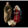 Sada 3 figur Vánoční - Svatá rodina do 68 cm *8622