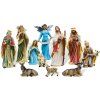 SADA FIGUREK VÁNOČNÍCH 11 KUSŮ do 60 CM polyresin *0510