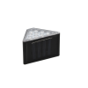 Sada 2 solárních schodových lamp 8,5 x 5 x 4,5 cm 9 LED teplá bílá