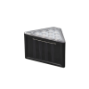 Sada 2 solárních schodových lamp 8,5 x 5 x 4,5 cm 9 LED teplá bílá