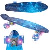 Skateboard Fiszka SVÍTÍCÍ kola GALAXY