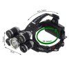 5 x T6 CREE LED čelovka