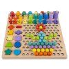 Dřevěné puzzle - korálky DU17252