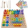 Dřevěné puzzle - korálky DU17252