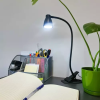 Stolní lampa s klipem - černá Izoxis 19454