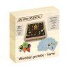 Dřevěné puzzle - Kruzzel farma 22755