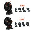 Černý bezdrátový ventilátor Ruhhy 25567