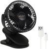 Černý bezdrátový ventilátor Ruhhy 25567