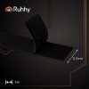 Samolepicí suchý zip černý 5m x 2,5cm Ruhhy 24237