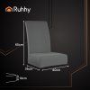 Potahy na židle - 6 ks. tmavě šedé Ruhhy 25990