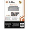 Potah na pohovku Ruhhy 26182 190-230 cm světle šedý