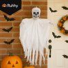 Bílá závěsná kostra - dekorace Ruhhy 26124
