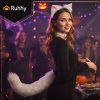 Trojdílný kostým kočky/lišky, bílý, Ruhhy 26584