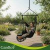 Houpačka - závěsné křeslo 210 cm černé Gardlov