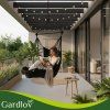 Houpačka - závěsné křeslo 210 cm černé Gardlov