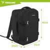 Černý turistický batoh Trizand 40x25x20cm