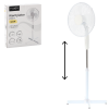 STOJANOVÝ VENTILÁTOR BÍLÝ 45W