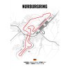 Nurburgring track white