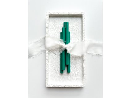 Pečetní vosk 13,5 cm - Pastelová smaragdová