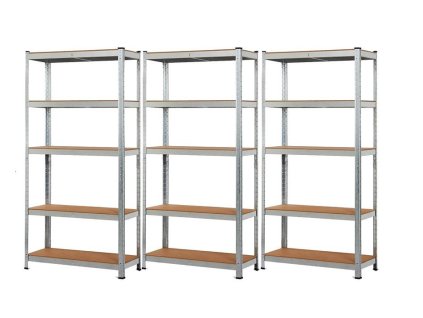 239 1 akcios csomag 3 darab salgo polc 1800x900x400 mm horganyzott 5 polc teherbiras 875 kg