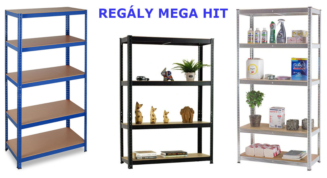 V čem se liší regály řady MEGA HIT od běžných regálů?