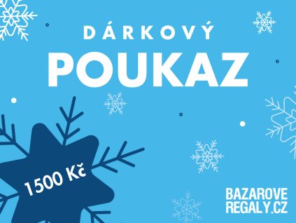 Dárkový poukaz v hodnotě 1500 Kč