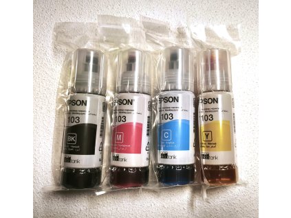 Inkoust Epson 103 CMYK sada, C13T00S64A