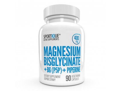 MAGNESIUM BISGLYCINATE + B6 + PIPERÍN 400 mg