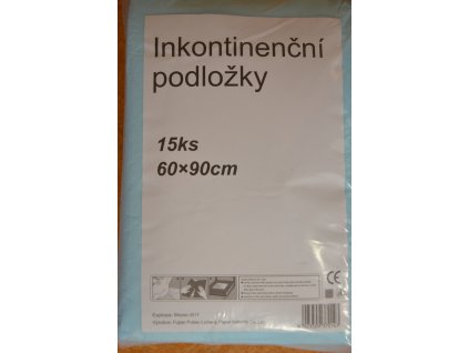 Inkontinenční podložka 90 x 60 cm (15 ks)