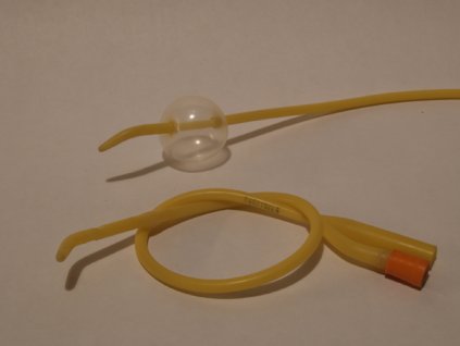 Tiemann dvoucestný katétr s balónkem, průměr CH12