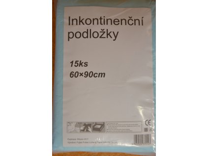 Inkontinenčná podložka 90 x 60 cm (15 ks)