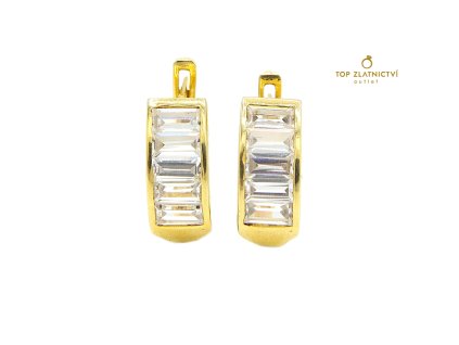 Zlaté náušnice 4.91g