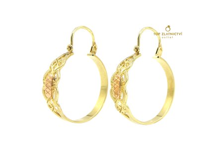 Zlaté náušnice 4.10g