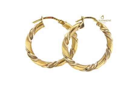 Zlaté náušnice 4.34g