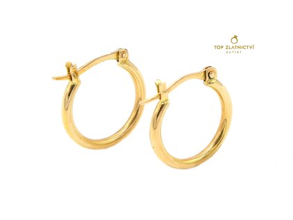 Zlaté náušnice 4.07g