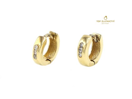 Zlaté náušnice 3.19g