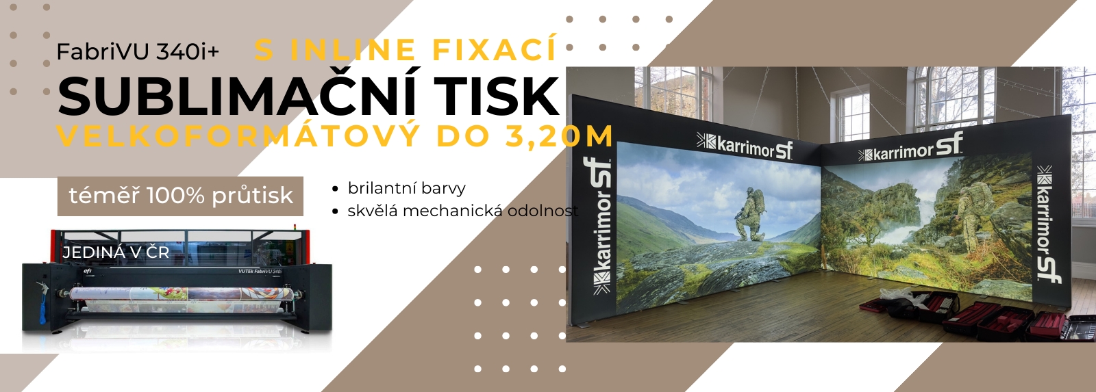 Investujeme do technologie - první instalace tiskárny v ČR EFI VUTEk fabrivu 340i+ v Top Advert