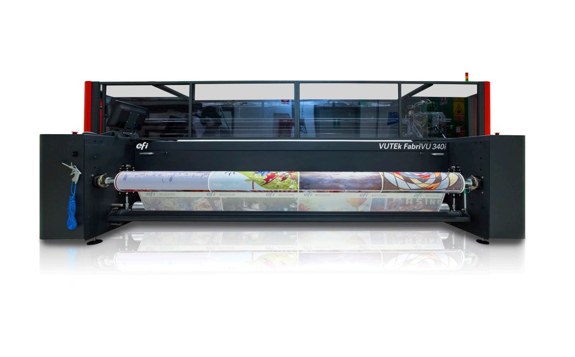 We're investing in technology - first installation of the EFI VUTEk FabriVU 340i+ printer in the Czech Republic at Top Advert.