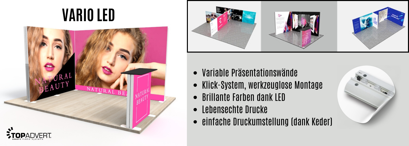 VARIO Präsentationswände