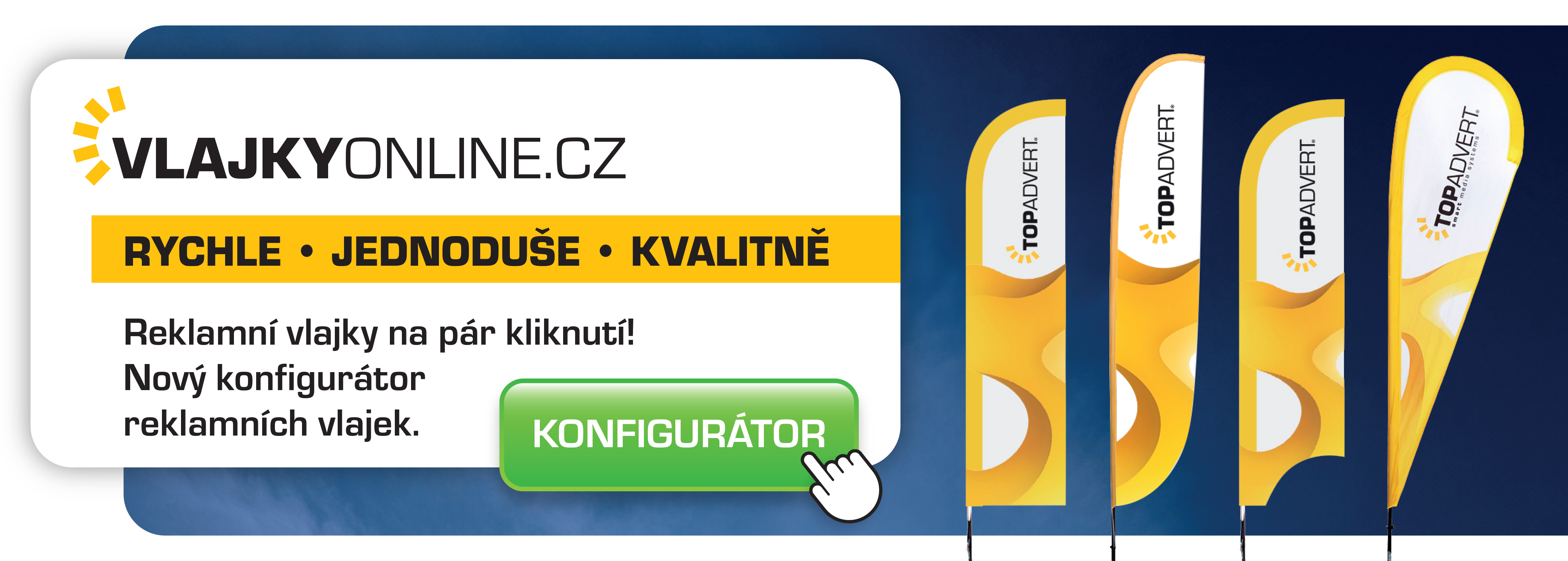 Nový konfigurátor na vlajky je tady